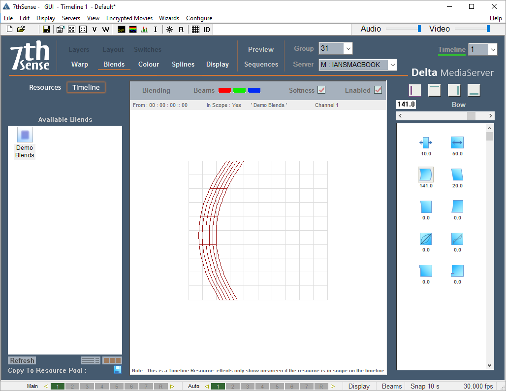 edge blending software