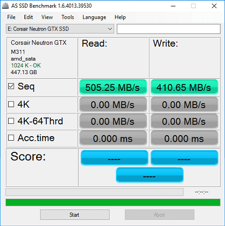 as-ssd-benchmark