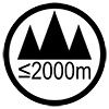only used at altitude not exceeding 2000m (CN)-sm