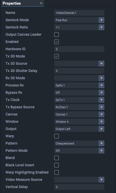 video-channel-properties